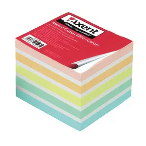 Папір для нотаток Axent Elite "Color" 90х90х40мм, непроклеєний (8026-A)