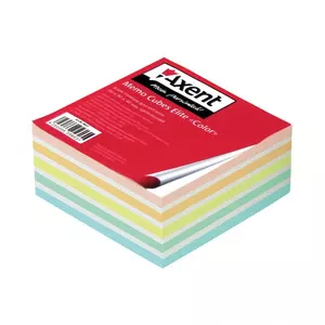 Папір для нотаток Axent Elite "Color" 90х90х40мм, проклеєний (8027-A)