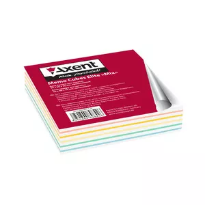 Папір для нотаток Axent Elite "Mix" 90х90х20мм, проклеєний (8015-A)