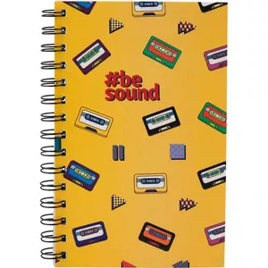 Блокнот на спіралі, А5, 80арк, кл. BeSound-1