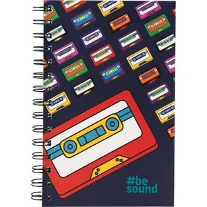 Блокнот на спіралі, А5, 80арк, кл. BeSound-3