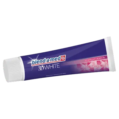 Зубна паста Blend-a-med 3d white бадьорить свіжість 100 мл (81672548)