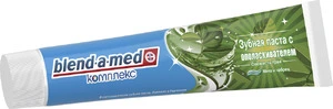 Зубна паста Blend-a-med комплекс з ополіскувачем свіжість трав м'ята і чебрець 140 мл (81685746)