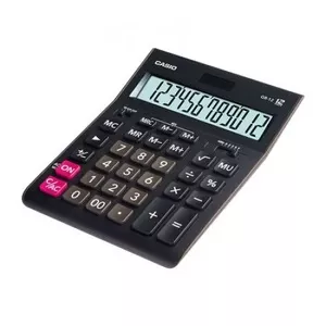 Калькулятор настільний 12-розрядний Casio GR-12-BU-W-EP, синій 209*155*34.5