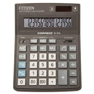 Калькулятор Citizen Correct D-316 ,
