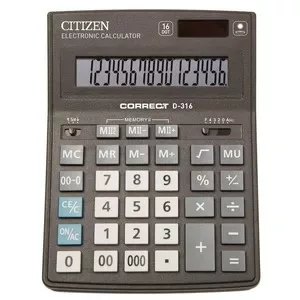Калькулятор Citizen Correct D-316 ,