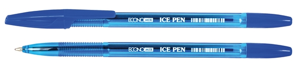 Ручка кулькова ECONOMIX PEN чорнило чорне 0.5 мм пластик (E10186-02)
