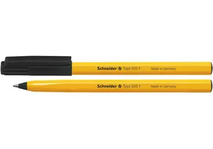 Ручка кулькова Schneider TOPS 505 F чорнило чорне 0.5 мм пластик (S150501)