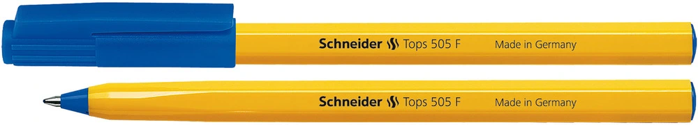 Ручка кулькова Schneider TOPS 505 F чорнило синє 0.5 мм пластик (S150503)