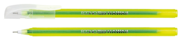Ручка масляна ECONOMIX HAWAII 0,7 мм, пише синім **