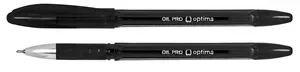 Ручка масляна Optima OIL PRO чорнило чорне 0.5 мм пластик (O15616-01)