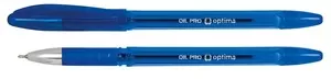 Ручка масляна Optima OIL PRO чорнило синє 0.5 мм пластик (O15616-02)
