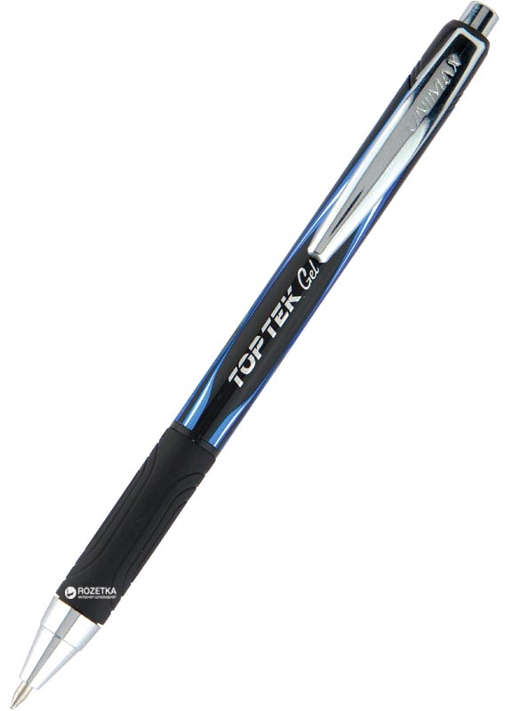 Ручка кулькова автомат Top Tek UNI-MAX, синя (UX-113-02) **