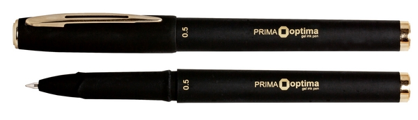 Ручка гелева Optima PRIMA чорнило чорне 0.5 мм пластик (O15638-01)