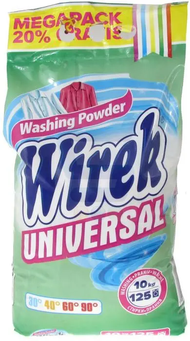 Пральний порошок  Wirek Універсальний 10 кг (3234)