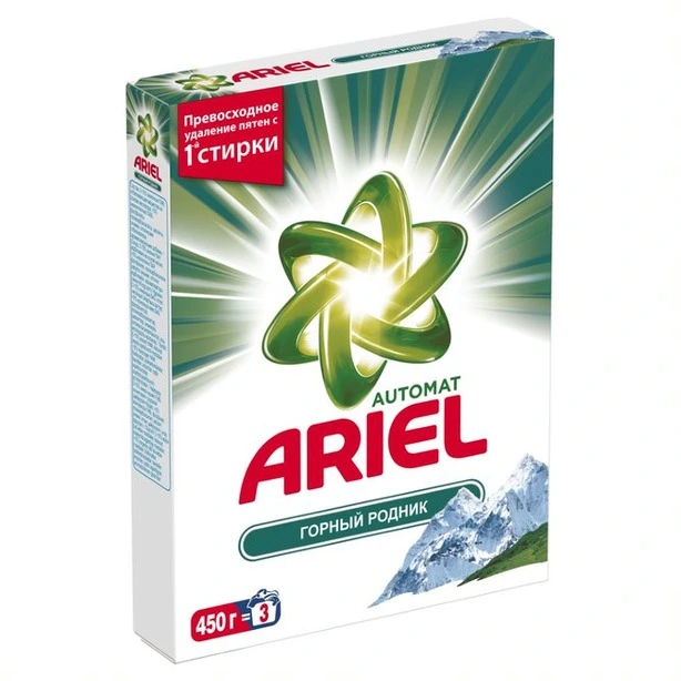 Пральний порошок Ariel автомат Гірське Джерело 450 г (81711427)
