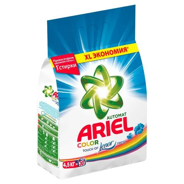 Пральний порошок Ariel автомат 3MC Touch of Lenor Fresh 4,5 кг (81684612)