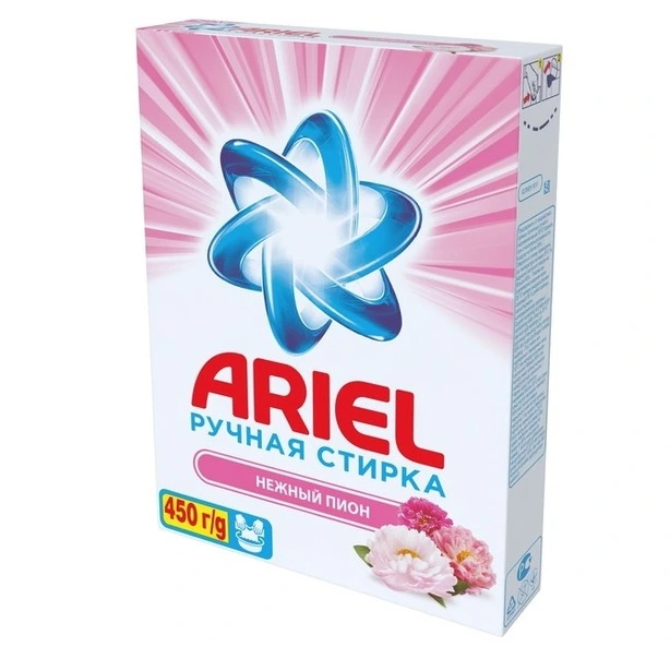 Пральний порошок Ariel ручне прання Ніжний піон 450 г (81696282)