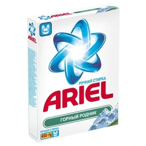 Пральний порошок Ariel ручне прання Гірське Джерело 450 г (81696287)