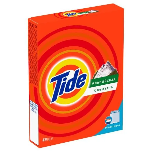 Пральний порошок TIDE ручне прання СМ3 Альпійська свіжість 400 г (81696284)