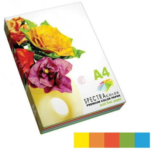 Набір кольорового паперу Spectra Color Rainbow Pack Cyber  IT 82O А4 75г/м2 5х20/100арк (16.4237)
