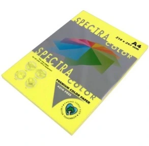 Папір кольоровий Spectra Color Yellow 363 А4 155г/м2 100арк. неон (16.4313)