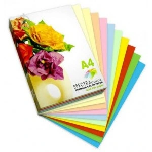 Набір кольорового паперу Rainbow mix SPECTRA COLOR А4 160г/м2 100арк. (16-4023)