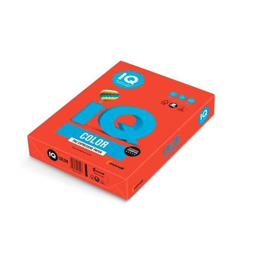 Папір кольоровий IQ Color CO44 А4 80г/м2 коралово-червоний 500 арк. (CO44)