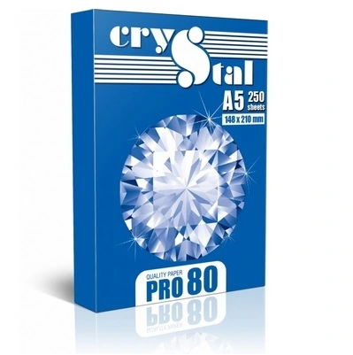 Папір офісний Crystal А5 80г/м2 клас C 250арк. (16.7284)