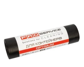 Пакети для сміття ProService Optimum 240 л 5 шт 90x125 см чорний (16120300)