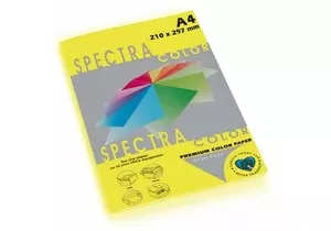 Папір кольоровий Spectra Color А4 80г/м2 100арк. інтенсив Lemon 210 лимон (16.4191)