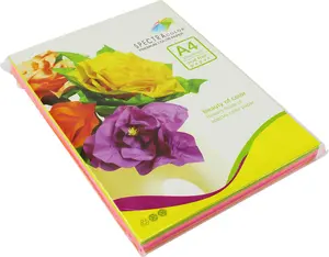 Набір кольорового паперу Spectra Color Rainbow IT82 А4 75г/м2 неон 5х50х250 (16.4237). Фото 2