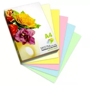 Набір кольорового паперу Spectra Color Rainbow А4 155г/м2 100арк. неон (16.4242)