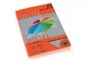 Папір кольоровий Spectra Color Red 250 А4 80г/м2 червоний інтенсив 500 арк. (16.4412)