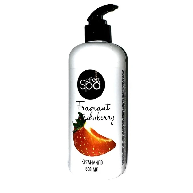 Крем-мило з дозатором Effect Spa Fragrant Strawberry Полуниця 500 мл ПЕТ пляшка (220000111)