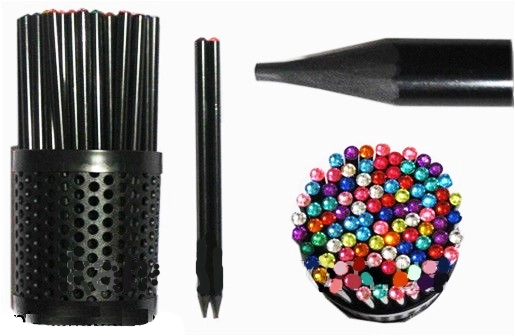 Олівець простий з камінцем Penmate 4796 90шт **