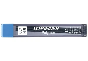 Стержні до механічного олівця SCHNEIDER HB 0,5 мм (12 шт. в тубусі)