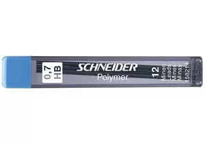 Стержні до механічного олівця SCHNEIDER HB 0,5 мм (12 шт. в тубусі)