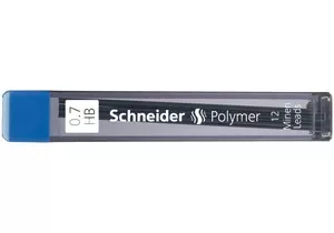 Стержні до механічного олівця SCHNEIDER HB 0,7 мм (12 шт. в тубусі)