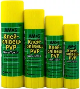 Клей-олівець Amos 22 г PVP (3222)