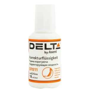 Коректор з пензликом Axent by Delta 18 мл. (D7011)