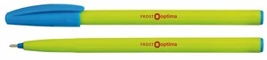 Ручка масляна OPTIMA FROST 0,7 мм, пише синім **