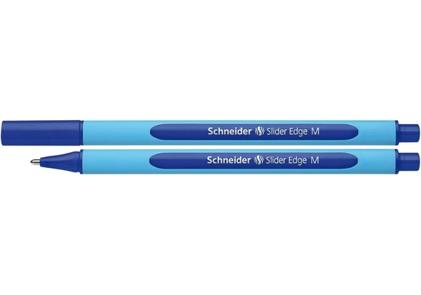 Ручка масляна Schneider SLIDER EDGE чорнило синє 0.7 мм пластик (S152103)