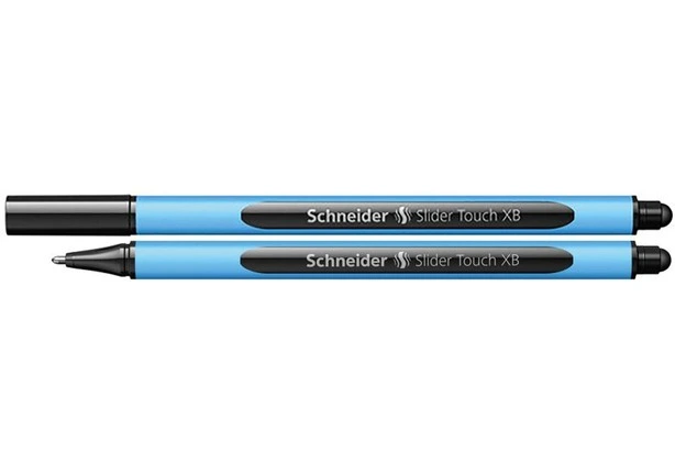 Ручка масляна Schneider SLIDER Touch чорнило чорне 0.7 мм пластик (S154201)
