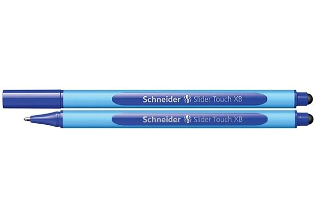 Ручка масляна SCHNEIDER SLIDER Touch (товщина XB-товста), пише синім **