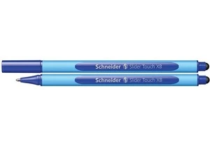 Ручка масляна SCHNEIDER SLIDER Touch (товщина XB-товста), пише синім **