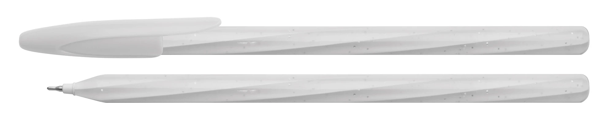 Ручка масляна Optima SNOW чорнило синє 0.7 мм пластик (O15674)