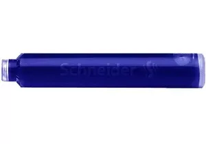 Патрон чорнильний до перової ручки SCHNEIDER, синій (S6623)