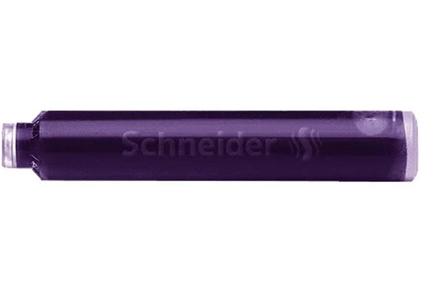 Патрон чорнильний до перової ручки SCHNEIDER, фіолетовий (S6626)