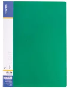 Папка-швидкозшивач  ECONOMIX Light зелений А4 Clip A 500 мкм. (E31207-04)